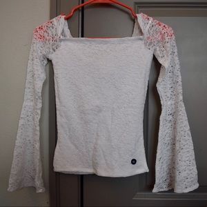 Hollister Bell-Sleeve Off-The-Shoulder Top